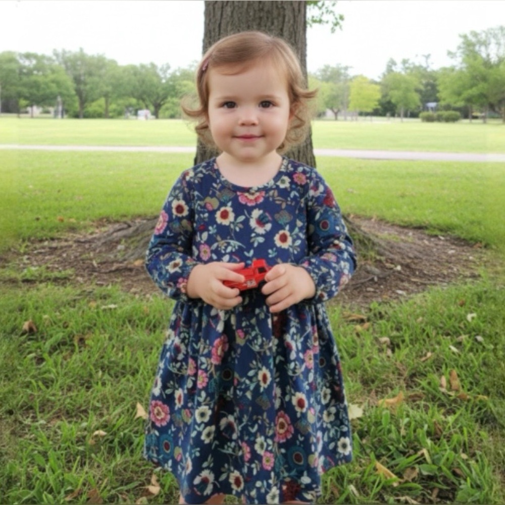 GIRLS FLORAL DRESS
